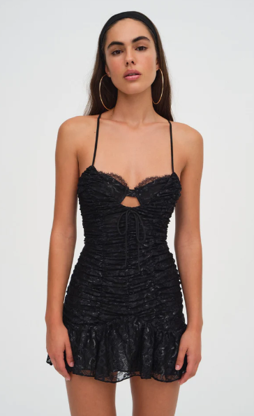Bette Mini Dress - Sofie Grey