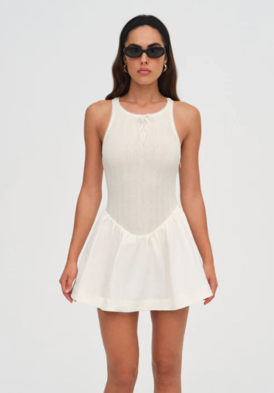 Billie Mini Dress - Sofie Grey