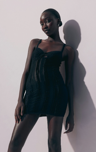 Mercey Short Dress - Sofie Grey