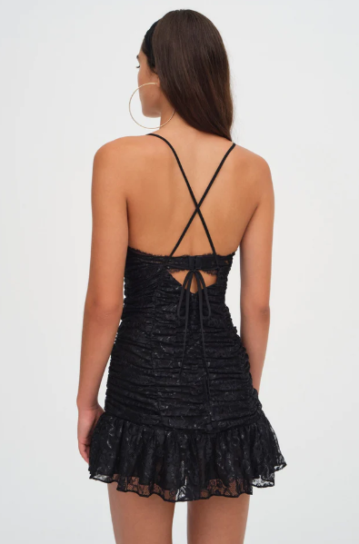 Bette Mini Dress - Sofie Grey