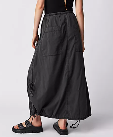 Picture Perfect Parachute Skirt - Sofie Grey