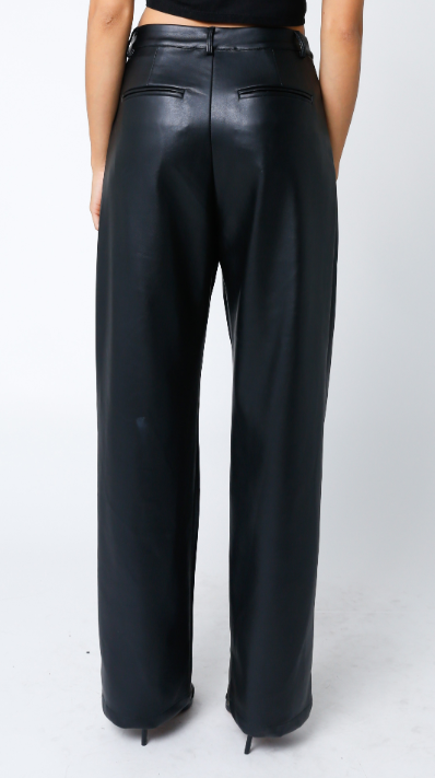 Kaelyn Pu Parachute Pants - Sofie Grey