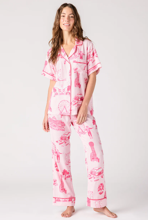 Dallas Toile Pajama Pants Set