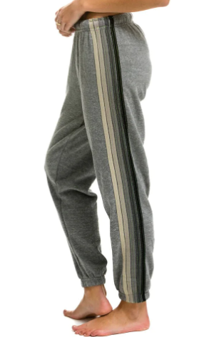 5 Stripe Sweatpants - Sofie Grey