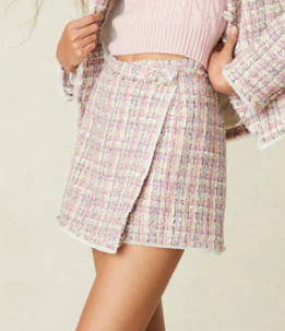 Royce Mini Skirt - Sofie Grey