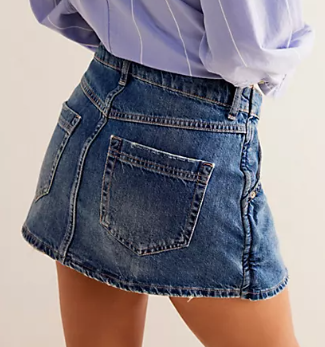 Wynne Denim Skirt